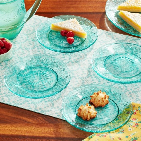 The Pioneer Woman Dining The Pioneer Woman 4 Piece Set Teal